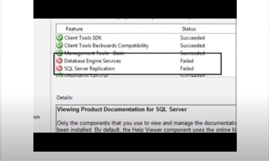 Database engine service failed in SQL server 2022 in windows 11